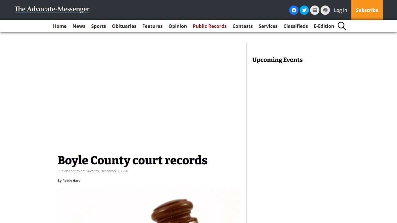 Boyle County court records - The Advocate-Messenger